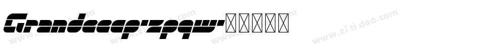 Grandeecp-zpqw字体转换