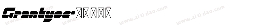 Grantyoe字体转换