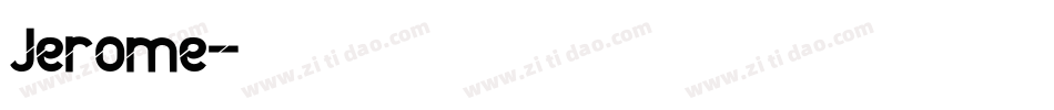 Jerome字体转换