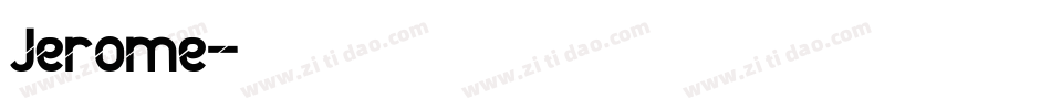 Jerome字体转换