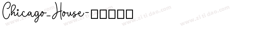 Chicago_House字体转换