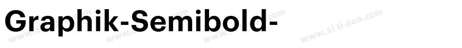 Graphik-Semibold字体转换