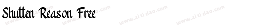 Shutten-Reason-Free-3字体转换