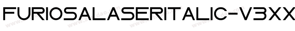 FuriosaLaserItalic-V3Xx字体转换