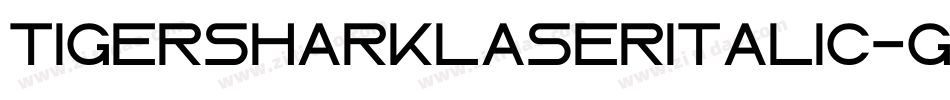TigersharkLaserItalic-gVX3字体转换