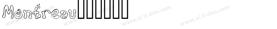 Montreau字体转换