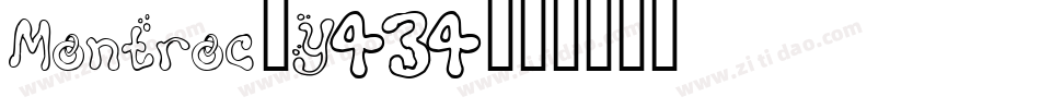 Montroc-Y434字体转换