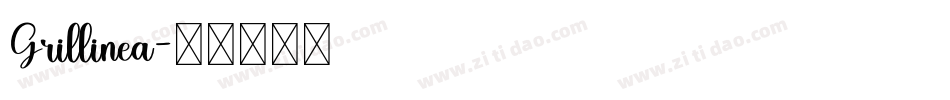 Grillinea字体转换