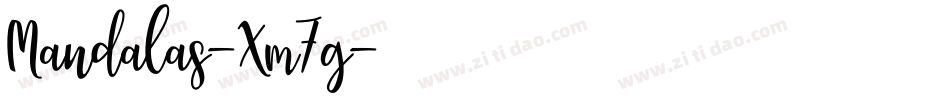 Mandalas-Xm7g字体转换