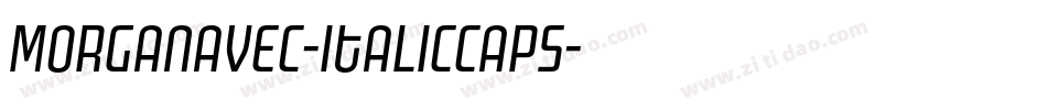 MorganAvec-ItalicCaps字体转换