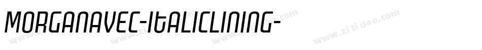 MorganAvec-ItalicLining字体转换