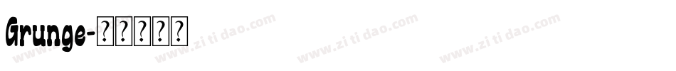 Grunge字体转换