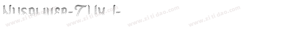 Nusaliver-ZVxJ字体转换