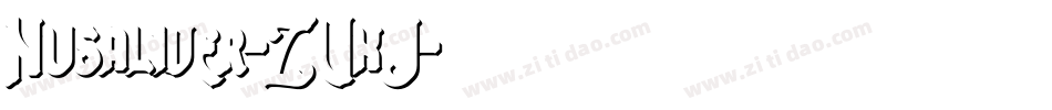 Nusaliver-ZVxJ字体转换