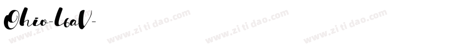 Ohio-l6aV字体转换