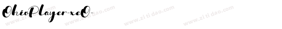 OhioPlayer-xeO字体转换