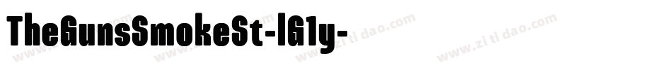 TheGunsSmokeSt-lG1y字体转换