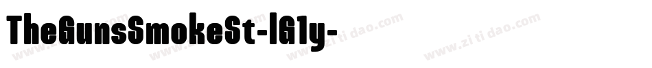TheGunsSmokeSt-lG1y字体转换