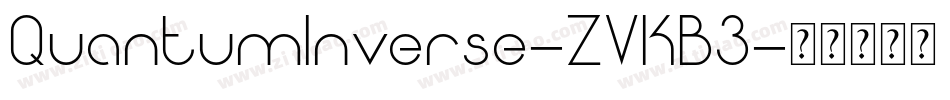 QuantumInverse-ZVKB3字体转换