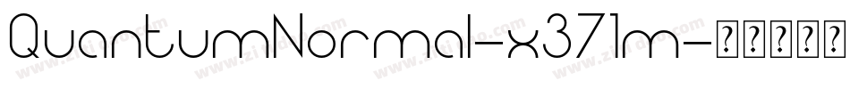 QuantumNormal-x371m字体转换