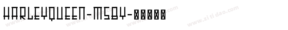 HarleyQueen-M5BY字体转换
