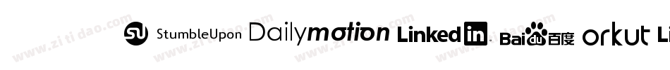 Socialicons-9BMK字体转换