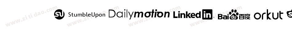 Socialnetworkingsymbols1-lMgd字体转换