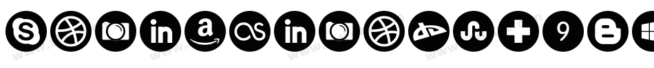 Socialicons-9BMK字体转换