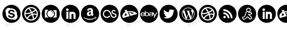 Socialnetworkingsymbols1-lMgd字体转换