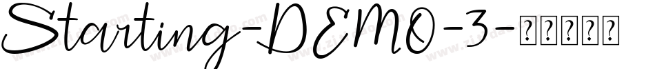 Starting-DEMO-3字体转换
