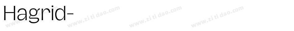 Hagrid字体转换