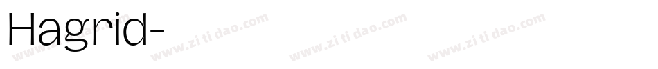 Hagrid字体转换