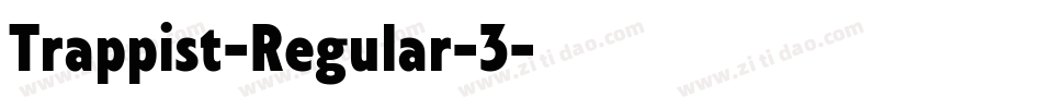 Trappist-Regular-3字体转换