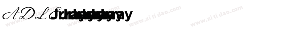 ADLE字体转换