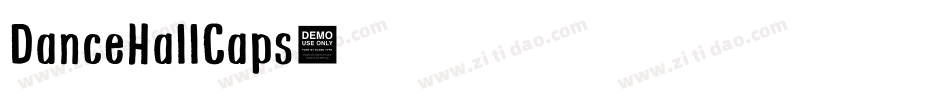 DanceHallCaps字体转换
