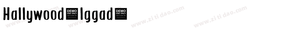 Hallywood-lggad字体转换