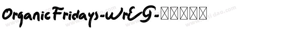 OrganicFridays-WrEG字体转换