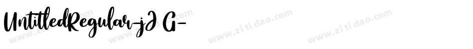 UntitledRegular-jJ6G字体转换