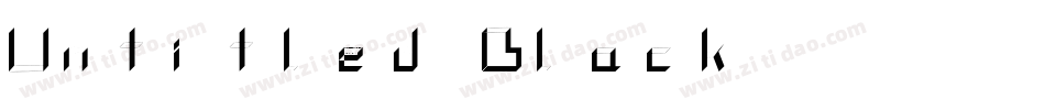 Untitled-Black字体转换