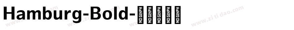 Hamburg-Bold字体转换