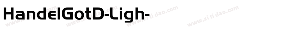 HandelGotD-Ligh字体转换