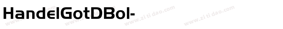 HandelGotDBol字体转换