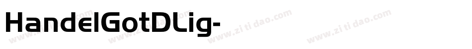 HandelGotDLig字体转换