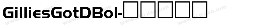 GilliesGotDBol字体转换