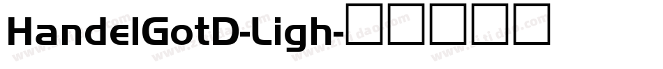 HandelGotD-Ligh字体转换