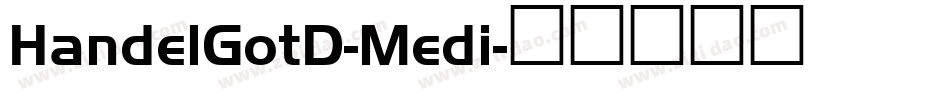 HandelGotD-Medi字体转换