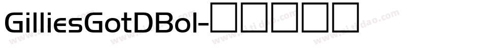 GilliesGotDBol字体转换