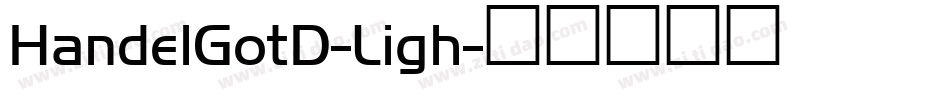 HandelGotD-Ligh字体转换