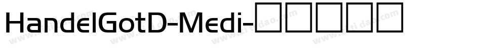 HandelGotD-Medi字体转换