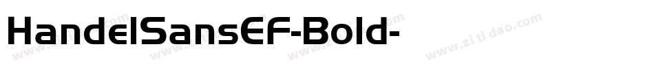HandelSansEF-Bold字体转换 HandelSansEF-Bold字体转换